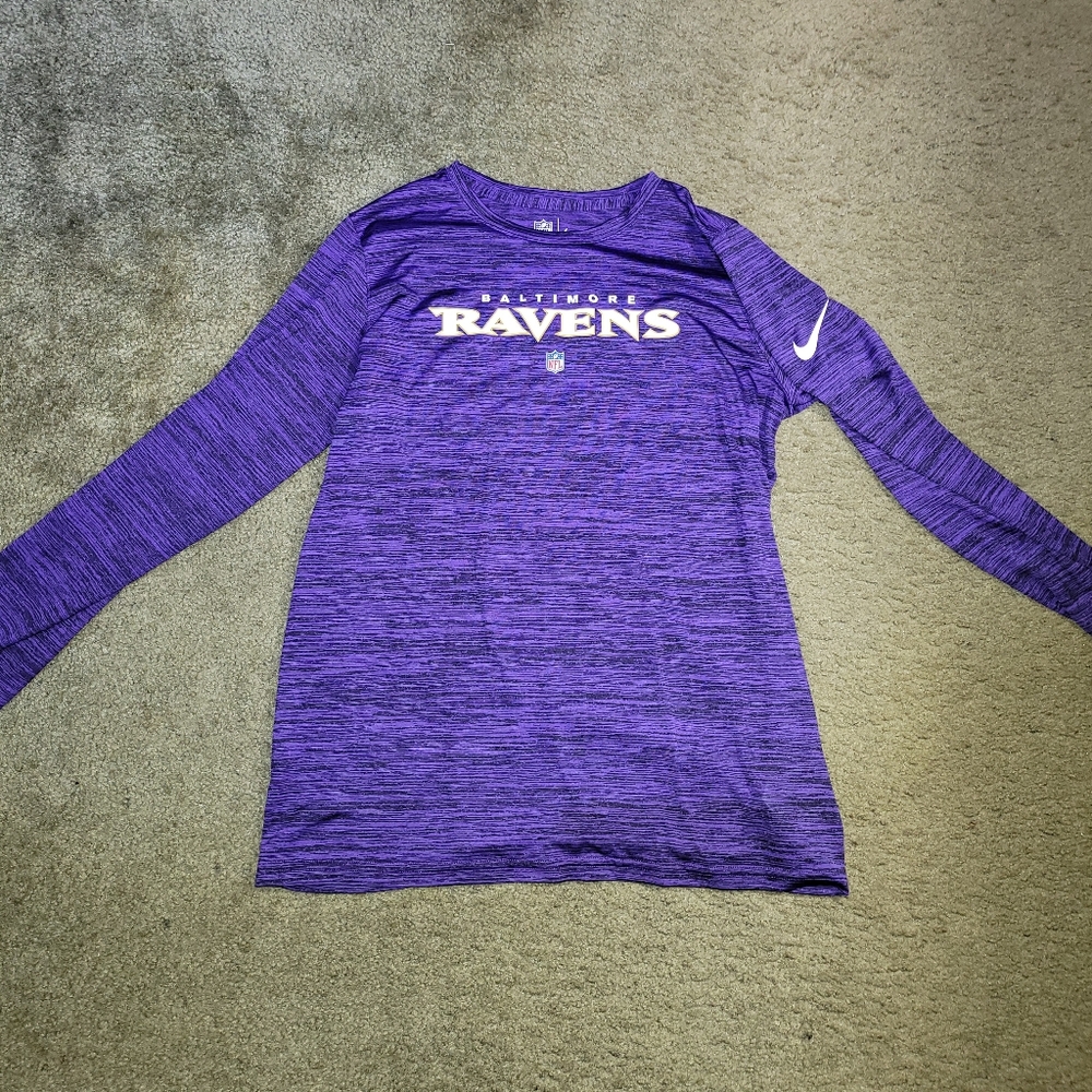 Nike fit tee ravens fans